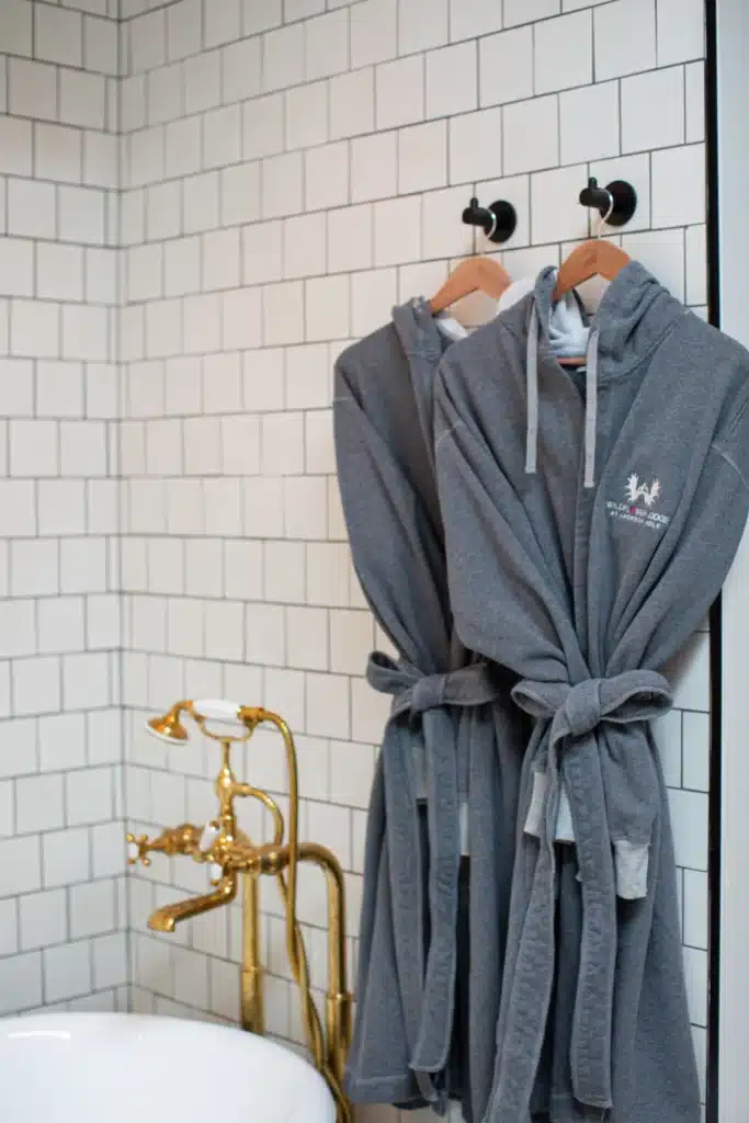 Upstairs Master Bedroom - bathrobes